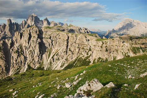 Dolomites Monte Campedelle And Monte Cristallo Dolomity Flickr