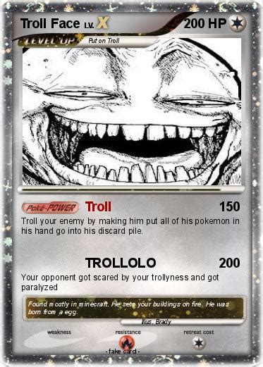 Pokémon Troll Face 1054 1054 Troll My Pokemon Card