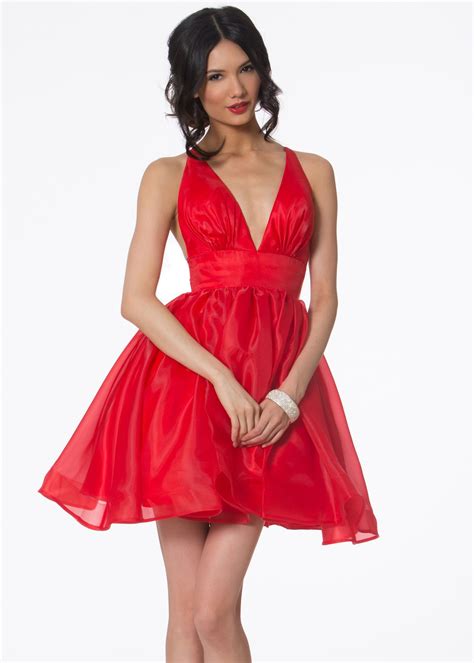 Nika 9019b Short Bow Party Dress Short Red Prom Dresses Backless