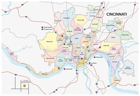 451 Biulding Downtown Cincinnati Ohio Map Map