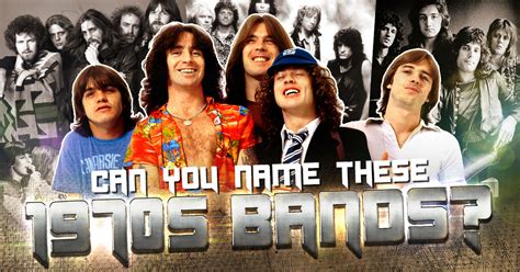 music quiz can you name these 1970s bands