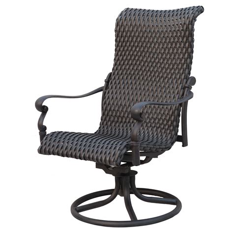 Swivel rocker patio chairs are a rocking chair started out as ordinary wooden chair, with seat and backrest, and possibly the addition of the armrest. Darlee Victoria Wicker Swivel Rocker Chair - NSS - Outdoor ...