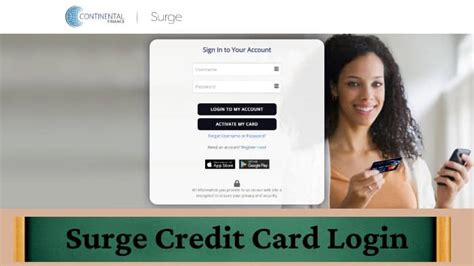 Surge Credit Card Official Login Surgecardinfo