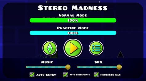 Stereo Madness Geometry Dash 1 Youtube