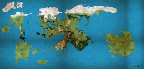 Full World Map Of Toril 5e Forgotten Realms By Forgottenrealmsart On