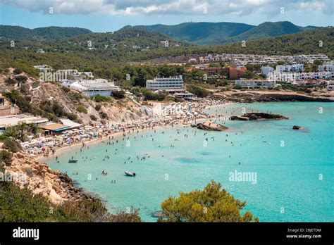 Mediterranean Sea Beach At Ibiza Island Stunning Seaside Scenery Of