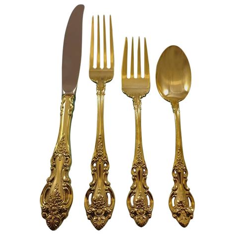 Choose from a variety of gorgeous antique flatware that enhances the dinner experience for you and your guests. Grand Victorian by Wallace Sterling Silver Flatware ...