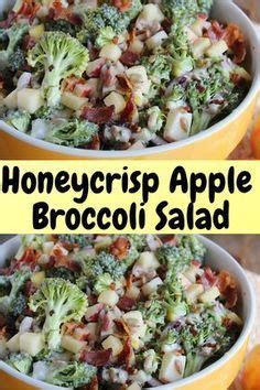 To make the dressing, combine: Honeycrisp Apple & Broccoli Salad | Recipe | Salad recipes ...