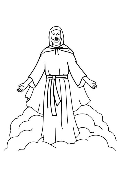 Jesus bliver forrådt forhørt og pint af pontius pilatus palmesøndag (skærtorsdag) påske (langfredag) jesus korsfestes (skærtorsdag) den sidste nadver (langfredag). Kleurplaat Hemelvaartsdag - Afb 28609.