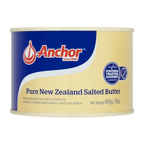 Anchor Pure New Zealand Salted Butter 454g Shopifull