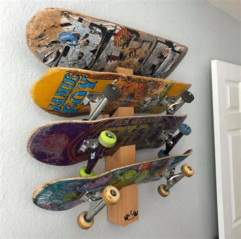 10 Best Skateboard Racks 2022 Stands And Wall Mounted Racks