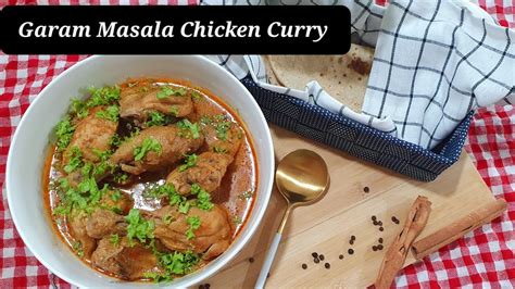 Garam Masala Chicken Curry Recipe 3 Ingredients Chicken Gravy Recipe Youtube