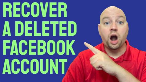How To Recover A Deleted Facebook Account After Permanently Deleted Youtube