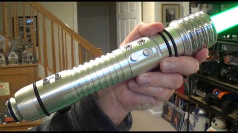 Star Wars Kit Fisto Force Fx Lightsaber Review Youtube