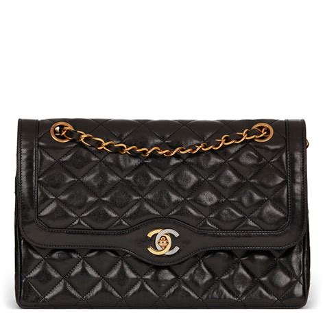 Chanel Classic Medium Double Flap Bag Lambskin Handbag