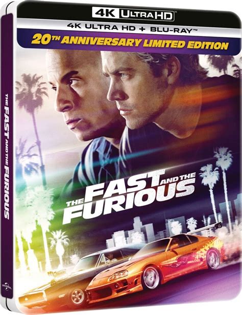 The Fast And The Furious 20th Anniversay Edition Steelbook 4k Ultra