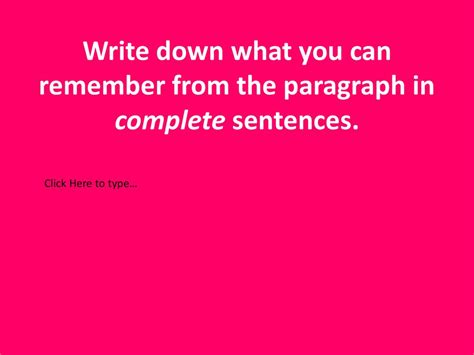 Take 2 Minutes And Read The Short Paragraph Ppt Download