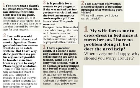 12 Most Hilarious And Ridiculous Questions From Mumbai Mirror Sexpert Column