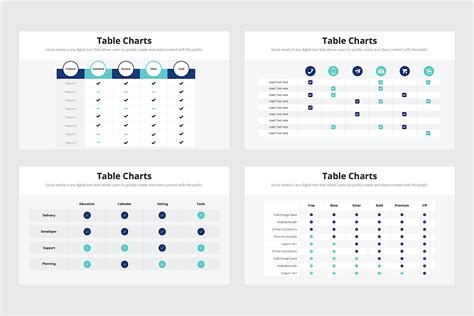 Use These Table Diagrams In The Next Presentation Document Immediately