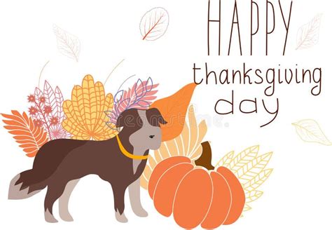 Dog Thanksgiving Stock Illustrations 1300 Dog Thanksgiving Stock