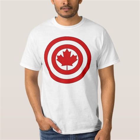 Captain Canada Shield Symbol T Shirt Shirts T Shirt Shirt Designs