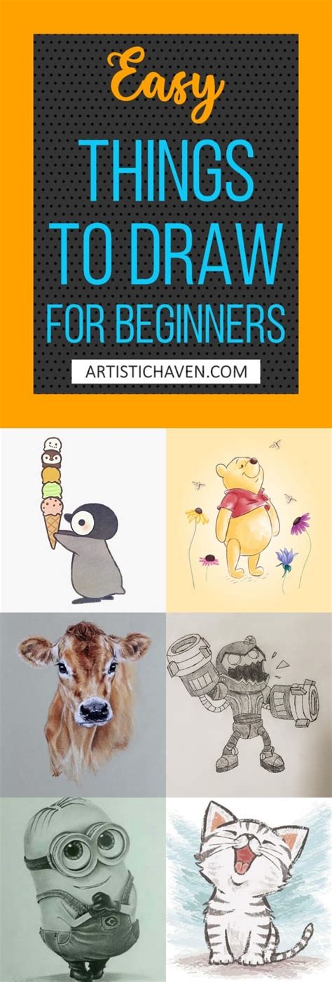 60 Easy Things To Draw For Beginners When Bored Artistic Haven