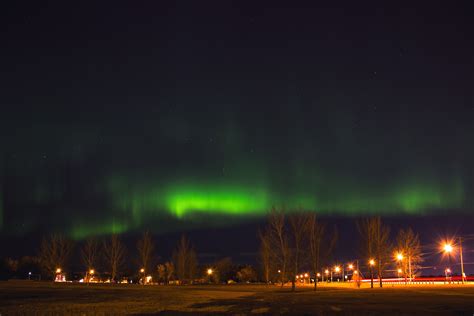 Northern Lights Brighten Winnipegs Night Sky Photo Tweets
