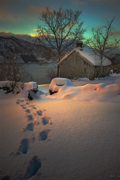 Tracks In The Snow In Norway Winter Scenery Winter Landscape Winter