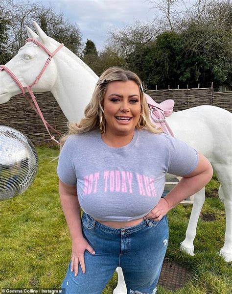 Gemma Collins Puts On A Confident Display In A Grey Crop Top After Three Stone Weight Loss