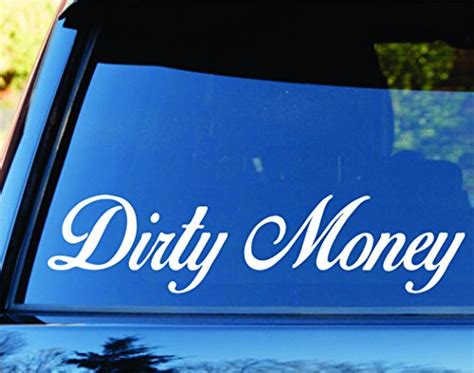 Buy Dabbledown Decals Small Version Dirty Money Car Truck Window