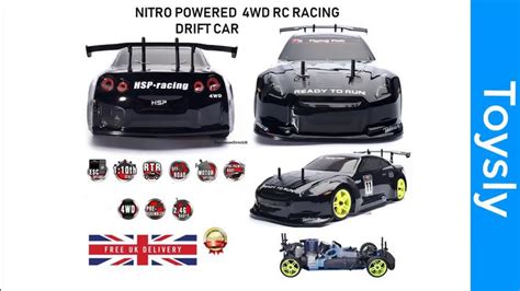 Rc Car 4wd Nitro Gas Power Remote Control Car 110 Scale Road Drift