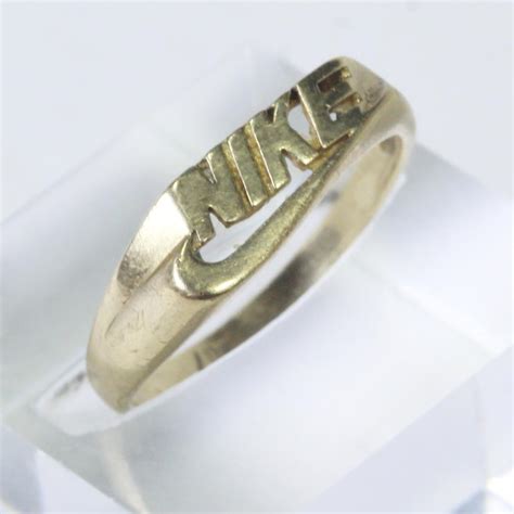 10kt Gold 14g Nike Logo Ring Property Room