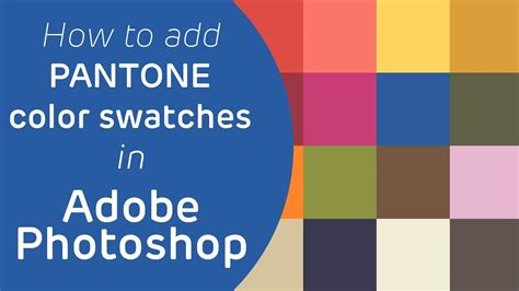 Pantone Colors Swatches Importing In Adobe Photoshop