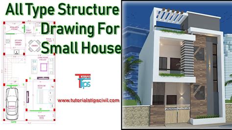 All Type Structure Drawing For Small House Structure Drawing Details