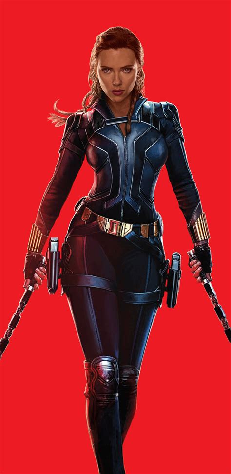 1080x2220 Resolution Scarlett Johansson As Natasha Romanoff 4k Black