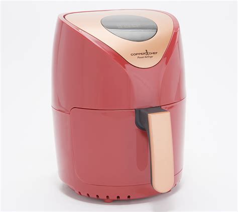 If you are not 100% satisfied with your product, return the product and request a replacement product or refund. Copper Chef Power 2-qt 1000W Digital Air Fryer w/ Touch Screen - Page 1 — QVC.com