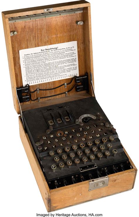 Nazi Enigma Encrypting Machine Sold For 106250 At Heritage Auctions