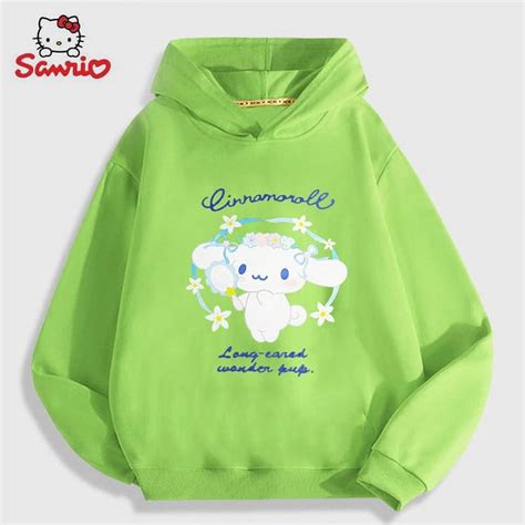 Sanrio Cute Children Hoodie Kawaii Anime Kuromi Cinnamoroll My Melody