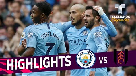 Manchester City Vs Fulham 3 0 Goals And Highlights Premier League Telemundo Deportes Youtube