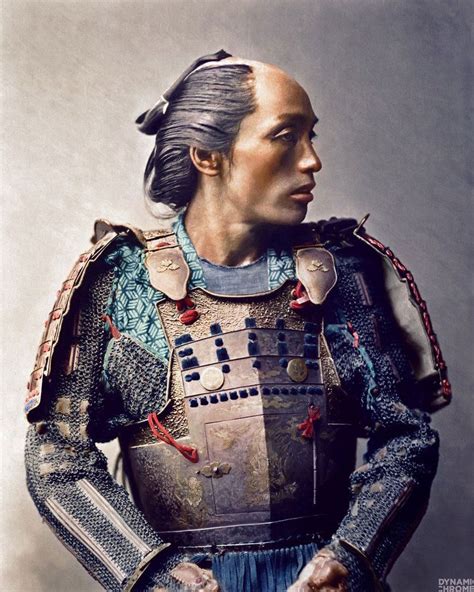 de très rares photographies de samouraïs refont surface en couleurs le dernier samourai