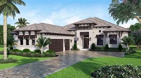 4 Bedroom Mediterranean Style House Plan With Interior Pictures