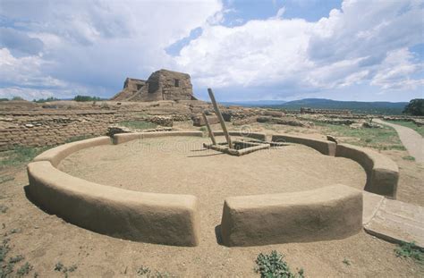 Kiva Pueblo Ceremonial Room Circa 1450 1500 Ad Pecos National