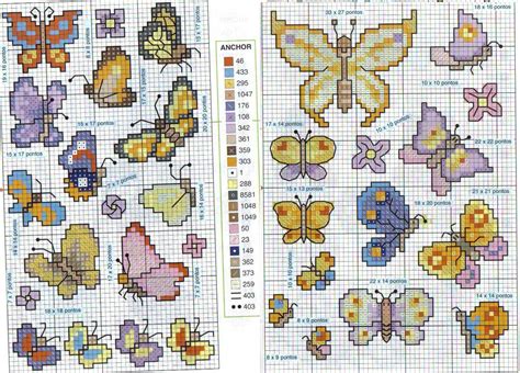 A color printer works best for this, so you can easily wall hangings, pillows, toys and placemats are just a few of the many projects you can make with free cross stitch patterns. Nice and small cross stitch patterns of butterflies - free ...