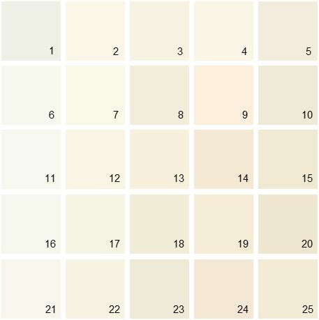 Benjamin moore primers ensure the best possible results by providing a proper foundation for every finish coat. Benjamin Moore White House Paint Colors - Palette 01