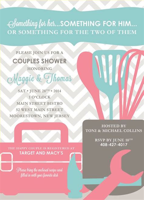 couples shower invitation tool and kitchen his and hers etsy couple shower couples bridal