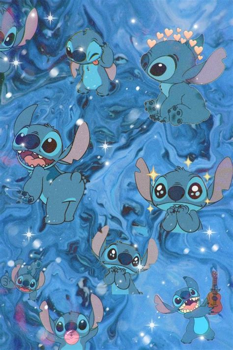 Fondo De Stisk Lilo And Stitch Drawings Iphone Wallpaper Girly