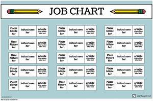 Job Chart Poster Storyboard By Da Examples