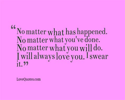 I Will Always Love You Love Quotes
