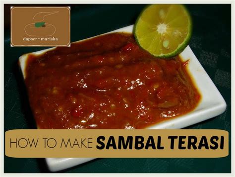 Resep Sambal Terasi Fried Shrimp Paste Sambal Recipe Youtube Sambal Recipe Recipes Fried