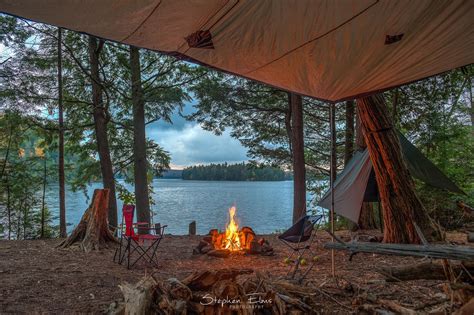 This Was The View From Our Campsite On Tim Lake Algonquin Park